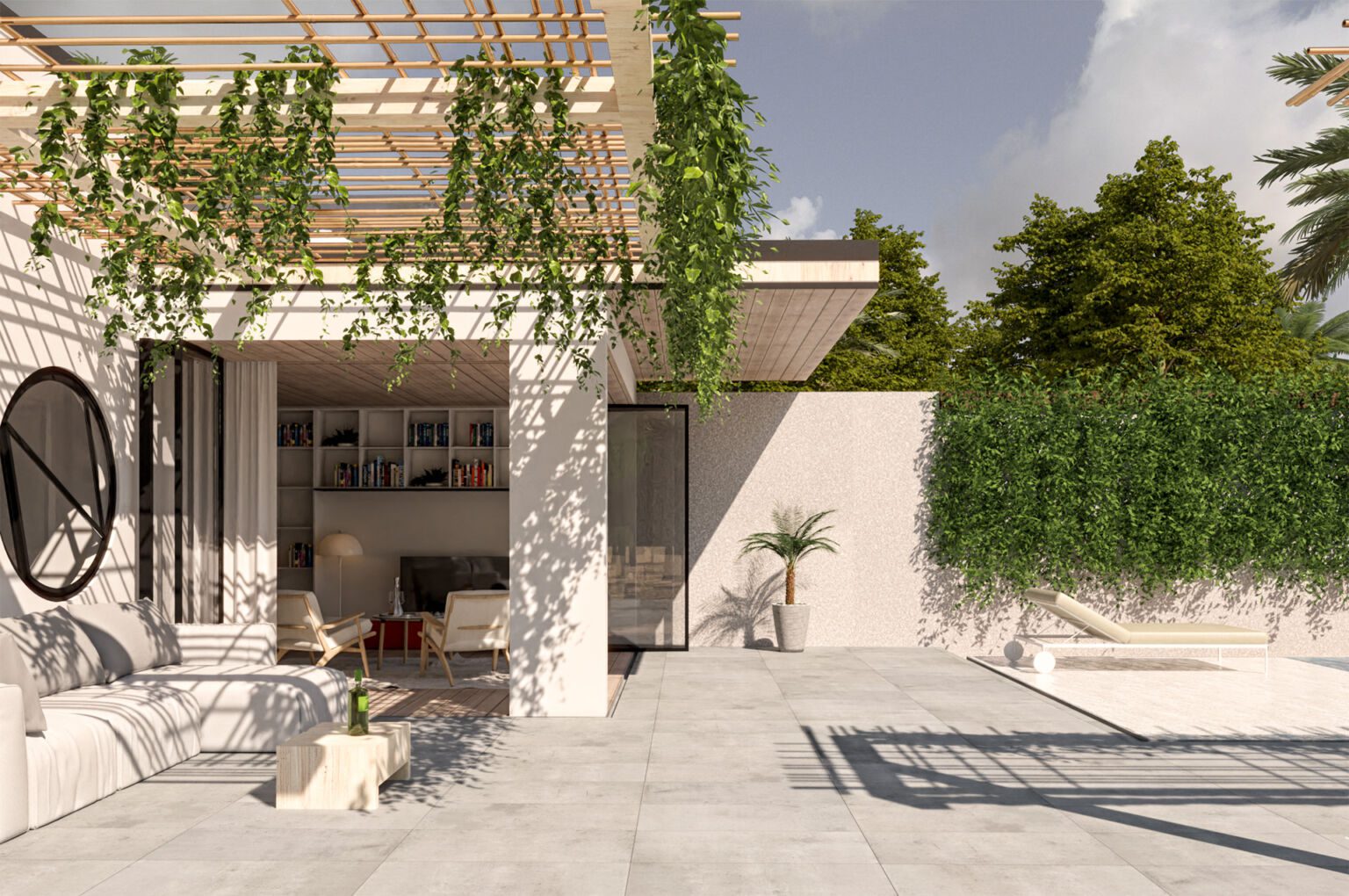 The Narrow Pool, Longes and Villas 4