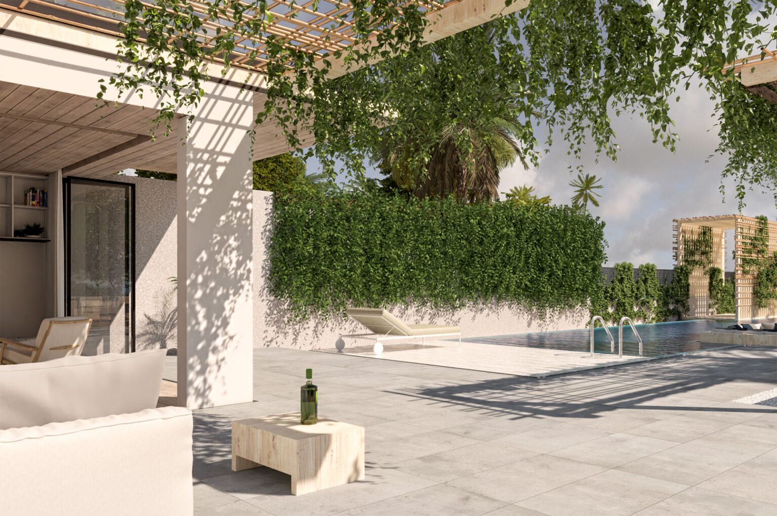 The Narrow Pool, Longes and Villas 5